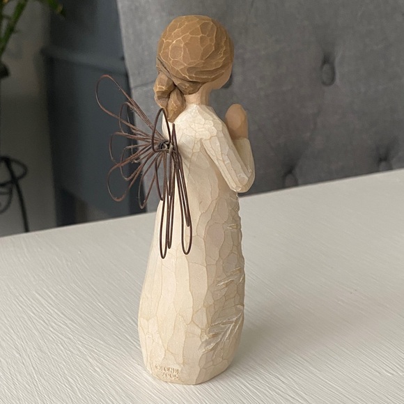 Willow Tree Angel Figurine A Tree, A Prayer with Wings Strength Beauty Peace - Picture 6 of 10